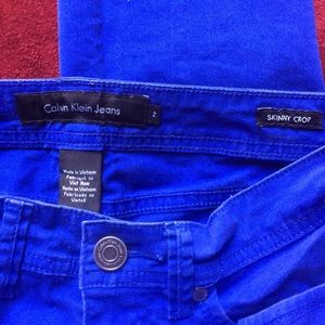 Calvin Klein Jeans size 2 skinny crop